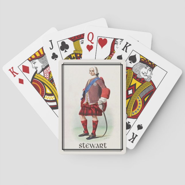 De Cartes Jeu Clan Stewart Classique Écosse (dos)