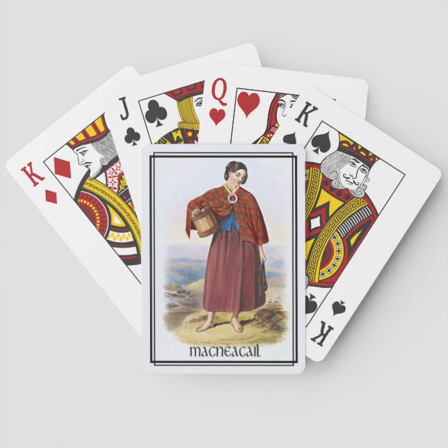 De Cartes Jeu classique Clan MacNeacail Écosse (dos)