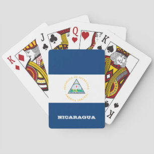 De Cartes Jeu du drapeau nicaraguayen, Nicaragua Jouer des c