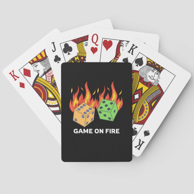 De Cartes Jeu en feu (dos)