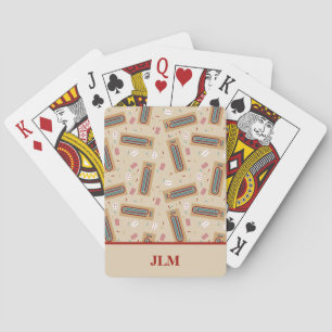 De Cartes Jeu Monogramme Cribbage Thématique