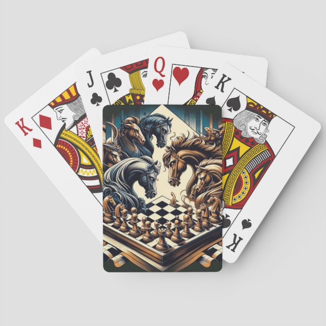 De Cartes Le jeu des chevaliers - les échecs rencontre l'ima (dos)