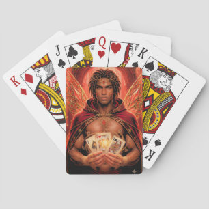 De Cartes Muse du Jeu Enchanté Masculin en Rouge