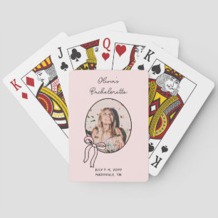 De Cartes Preppy Bachelorette Party Jeu rose Coquette Girly