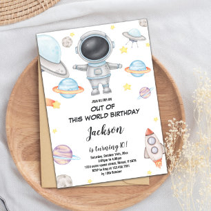 De ce monde anniversaire Invitations