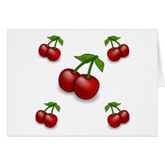 De cerises conception en abondance (Devant horizontal)