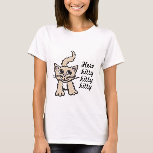 De chaton de chat T-shirt de graphique de minou de