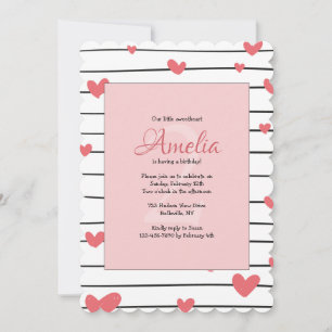 De coeurs invitation en abondance