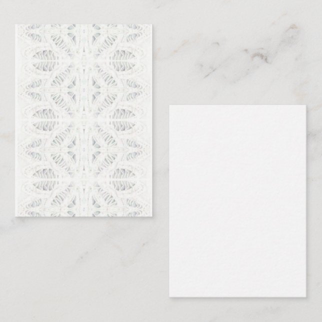 De Correspondance BATTENBURG LACE 3.5x2.5 Carte plate / Verticale (Devant / Derrière)