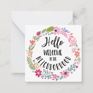 De Correspondance bienvenue dans le quartier nouvelle carte d'accuei