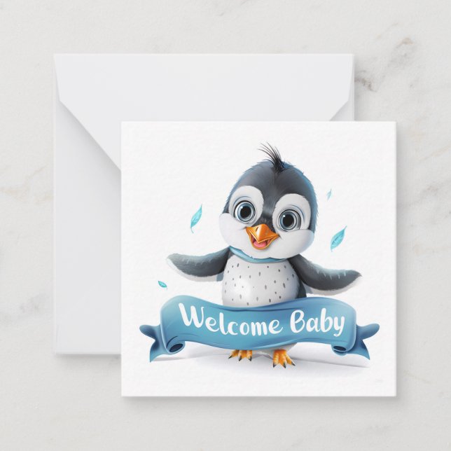 De Correspondance Bienvenue Nouvelle carte bébé (Devant)