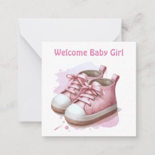 De Correspondance Bienvenue nouvelle carte bébé fille