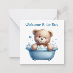 De Correspondance Bienvenue nouvelle carte bébé garçon