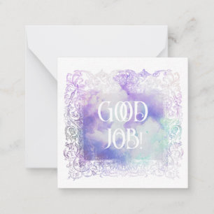 De Correspondance *~* BON EMPLOI AP62 Encouragement Carte à note pla