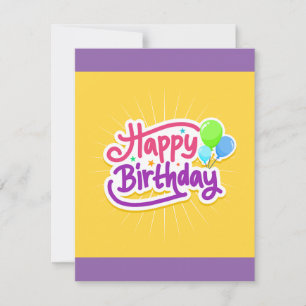 De Correspondance Bonne carte d'anniversaire !