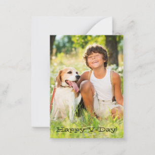 De Correspondance Bonne V-Day en classe Valentine Carte photo