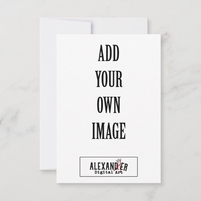 De Correspondance Carte A1 verticale 3,5 x 5 po (Devant)