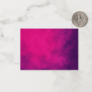 De Correspondance Carte à billets plats Neon Pink Smoke - Personnali