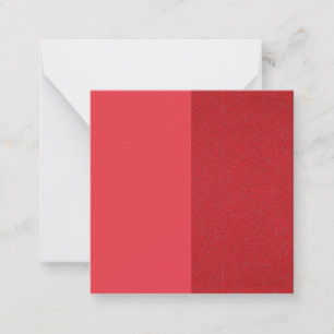 De Correspondance Carte à motif plat à texture divisée rouge tomate