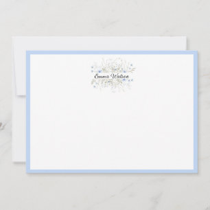 De Correspondance Carte à note personnalisée - Bouquet floral