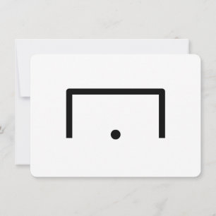 De Correspondance Carte à note plate Objectif