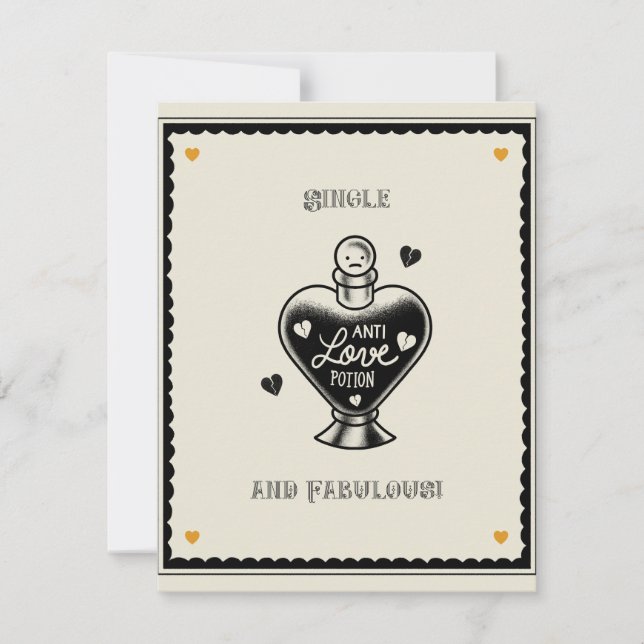 De Correspondance Carte anti-amour unique et fabuleuse (Devant)