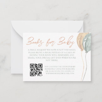 De Correspondance Carte Baby shower Balloons