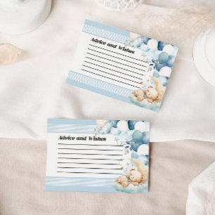 De Correspondance Carte Baby shower bleu conseillée et désirée