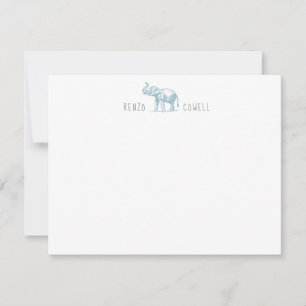 De Correspondance Carte Baby shower éléphant