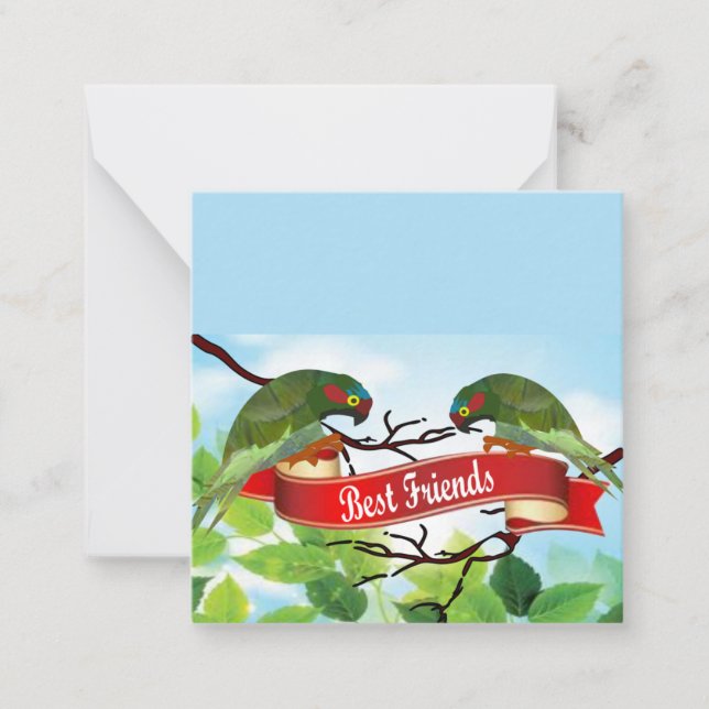 De Correspondance Carte Best Friends Note (Devant)