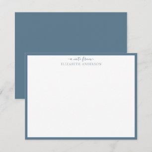 De Correspondance Carte Bleu Pierre Classique Bordure