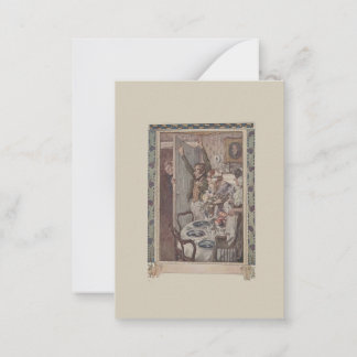 De Correspondance Carte cadeau vintage Dickens Scrooge Comes to Dinn