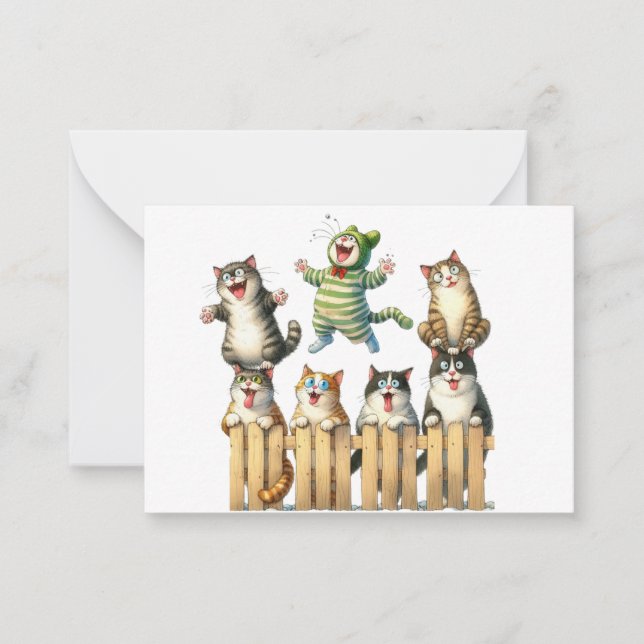 De Correspondance Carte chat mignonne (Devant)
