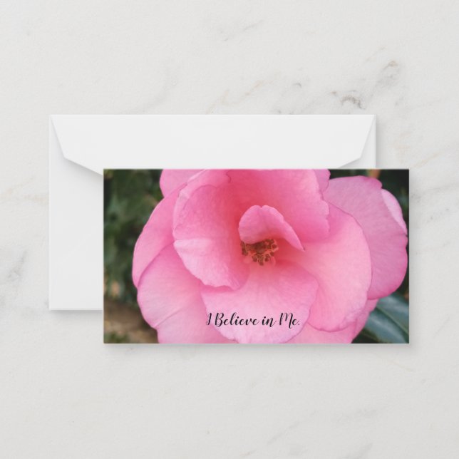 De Correspondance Carte d'affirmation sur un carte pour notes. (Devant)