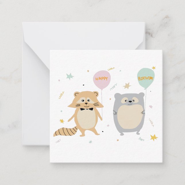 De Correspondance Carte d'anniversaire (Devant)