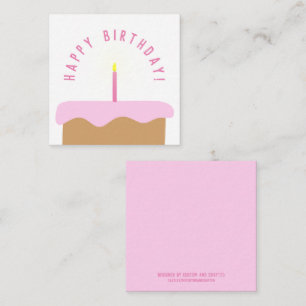 De Correspondance Carte d'anniversaire au gâteau joli illustré   Ros