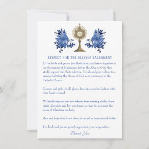 De Correspondance Carte d'étiquette Mariage catholique