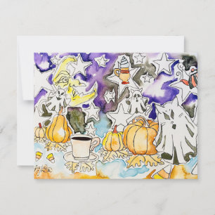 De Correspondance Carte d'Halloween effrayante