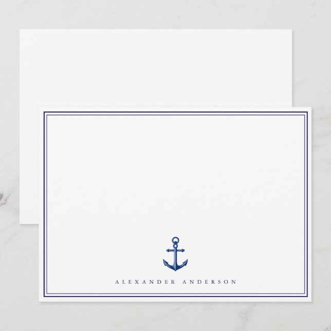 De Correspondance Carte double frontière professionnelle marine (Devant / Derrière)