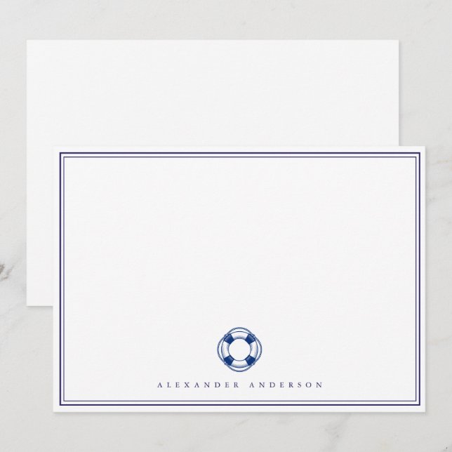 De Correspondance Carte double frontière professionnelle marine (Devant / Derrière)