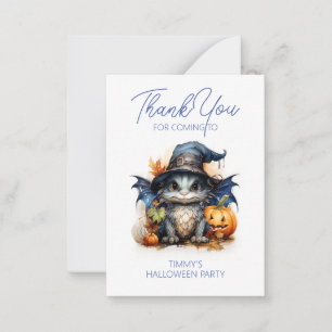 De Correspondance Carte Favorite Halloween Baby Dragon Watercolor