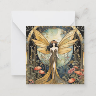 De Correspondance Carte Fée Art Déco gothique
