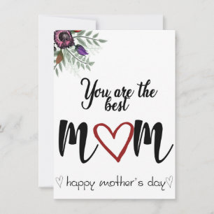 De Correspondance Carte fête des Mères Heureuse