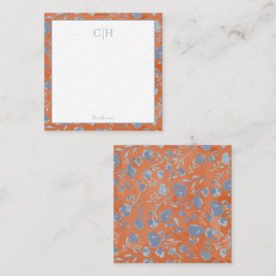 De Correspondance Carte Flat Flat Abstraite souple bleue et orange