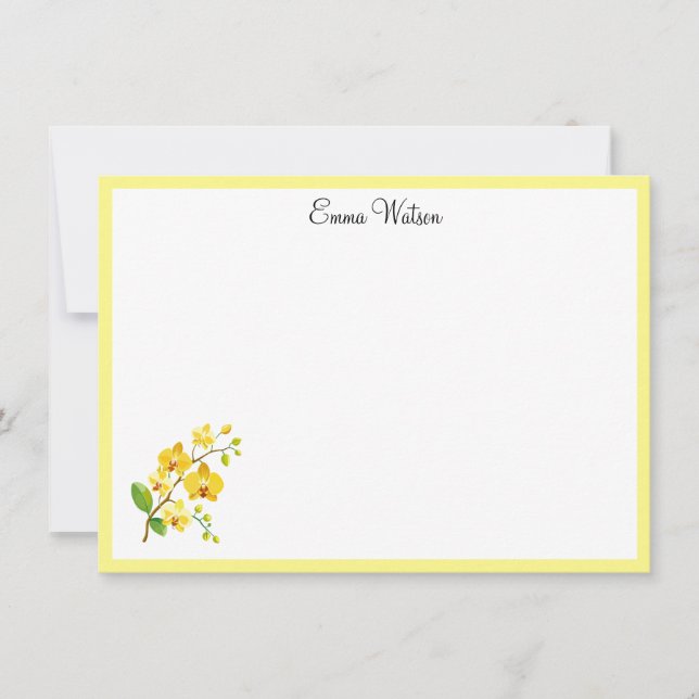 De Correspondance Carte Flat personnalisée (Devant)