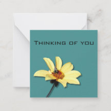 Carte florale pensée pour vous
