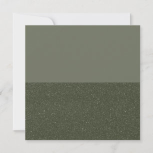 De Correspondance Carte Horizon Moss-Green Flat Note - Personnalisab