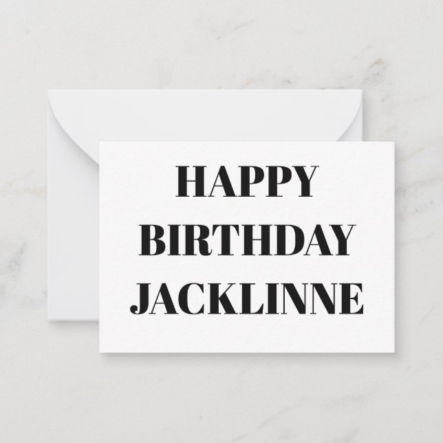 De Correspondance Carte Joyeux Anniversaire Que Vous Pouvez Utiliser (Devant)