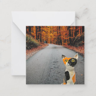 De Correspondance Carte Kitty Automne