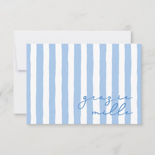 De Correspondance Carte Merci Grazie Mille Italienne (Devant)